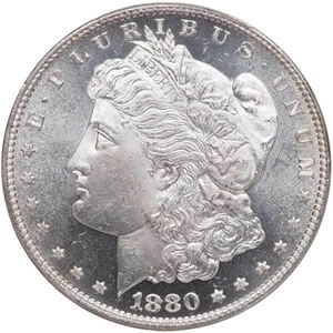 image for: $1 1880-O. 80/79. PCGS MS64+ PL CAC