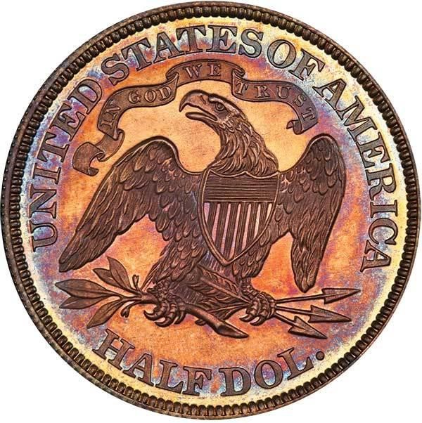 image for: 50C 1870 J-933. PCGS PR65 CAC