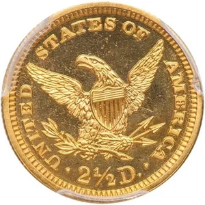 image for: $2.50 1907 PCGS PR65 CAC