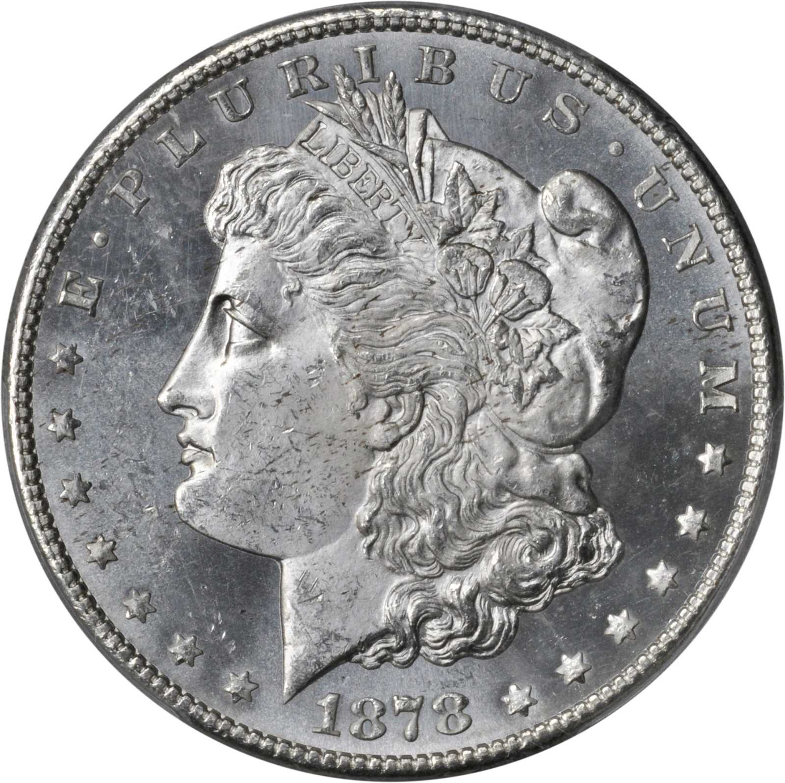 1878-S Morgan Silver Dollar. MS-63 PL (PCGS).