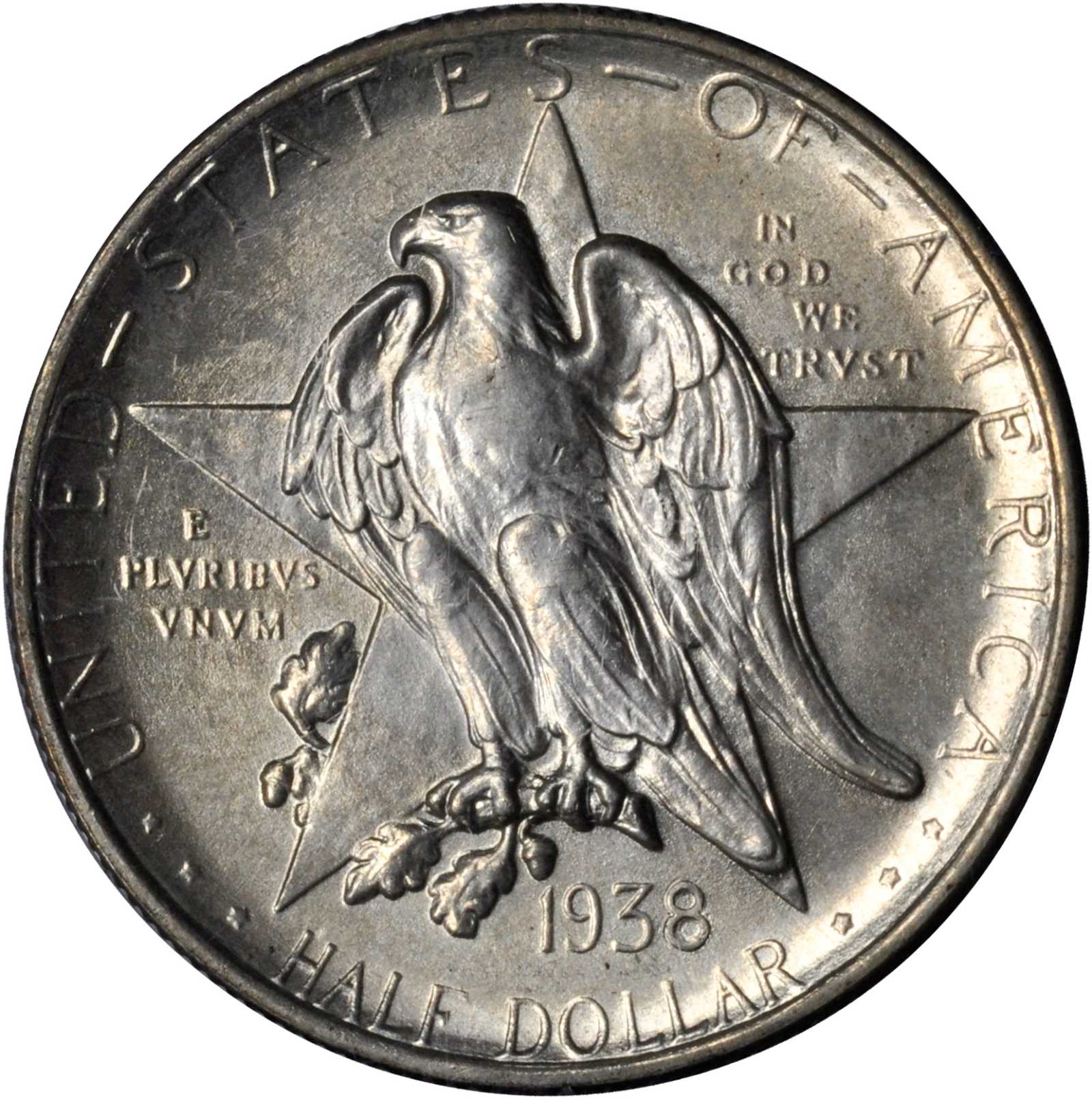 1938 Texas Independence Centennial. MS-63 (PCGS). OGH--First Generation.