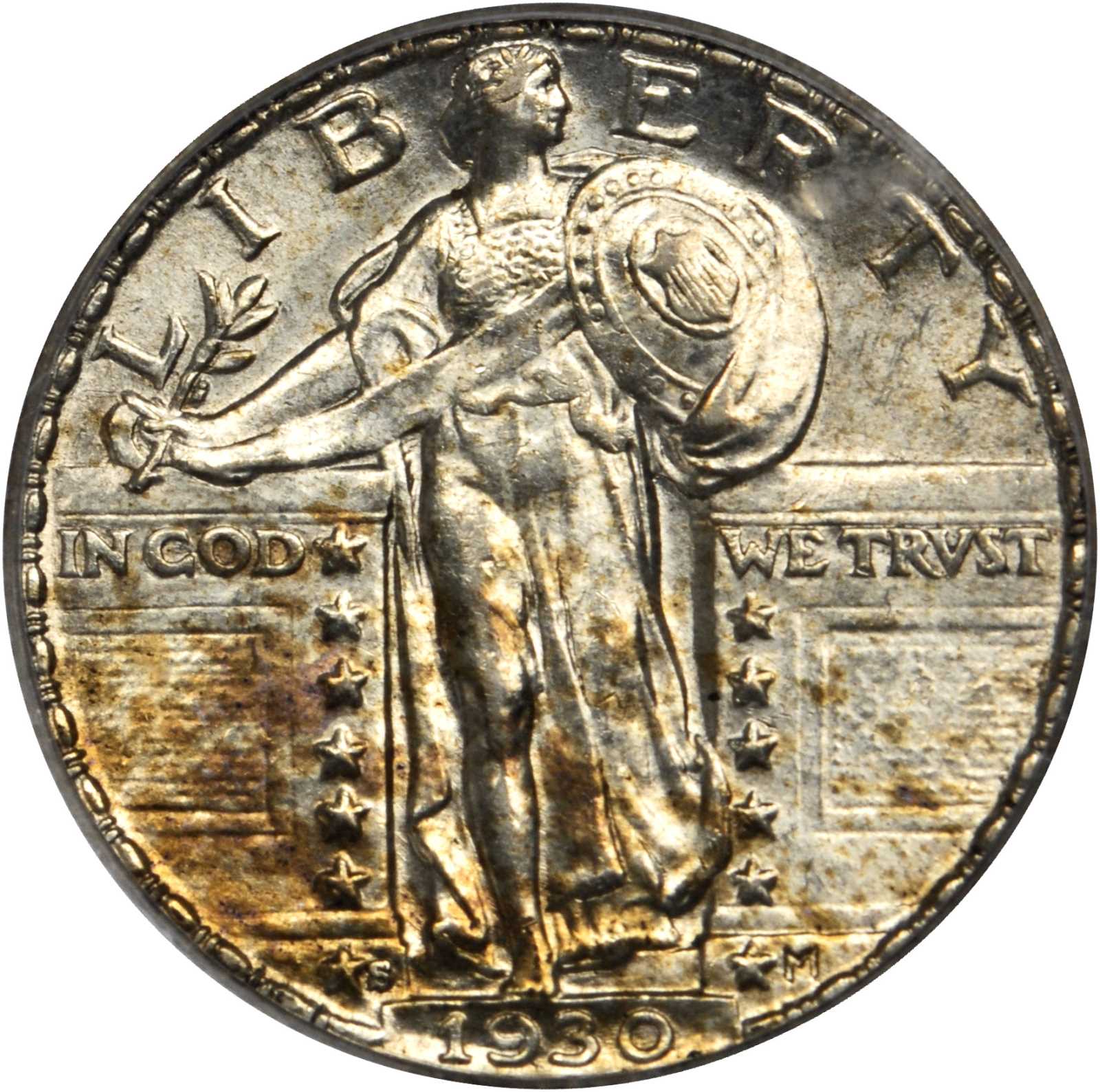 1930-S Standing Liberty Quarter. MS-64 FH (PCGS).