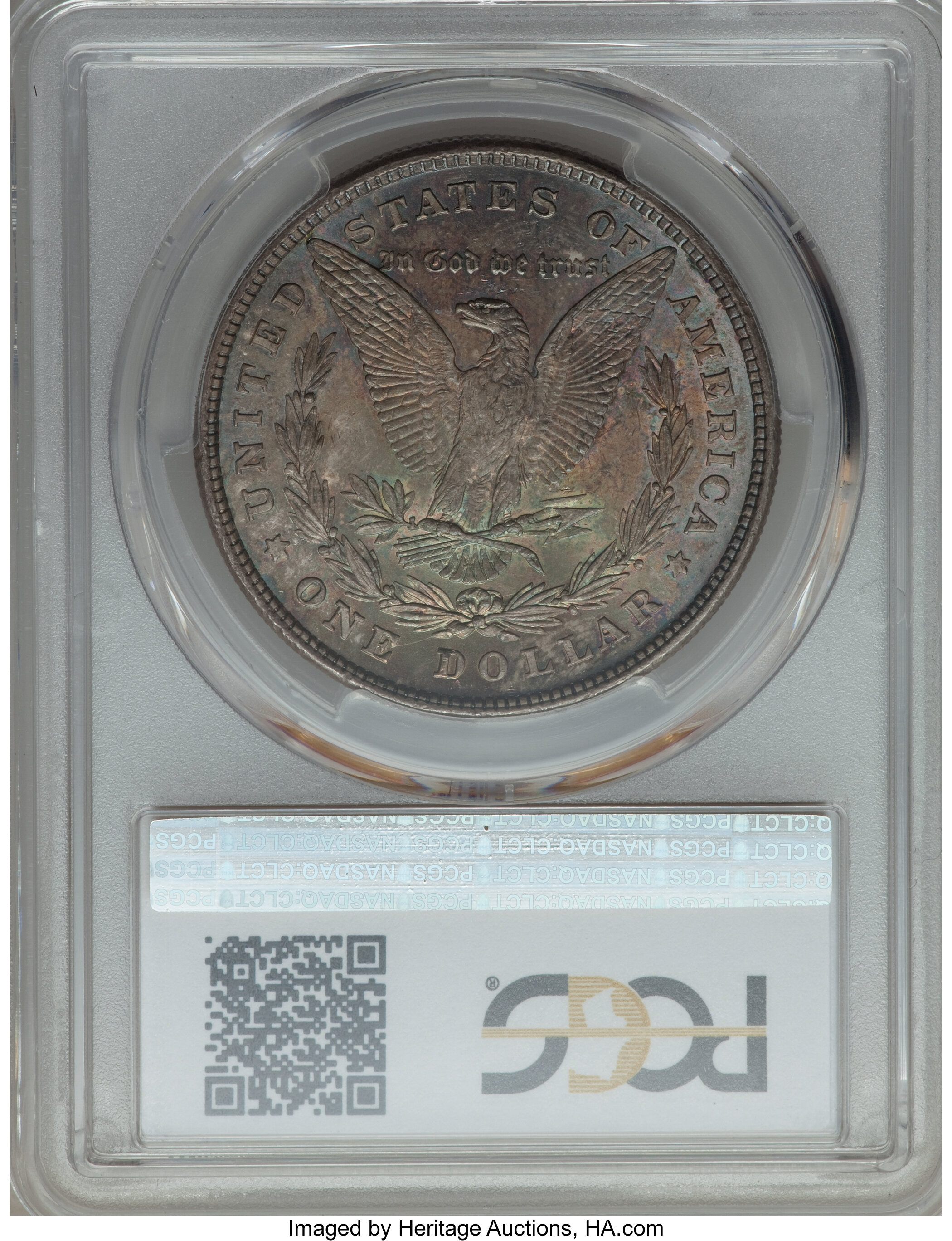 1878 8TF $1  Notched Star, VAM-12 MS65 thumbnail 2
