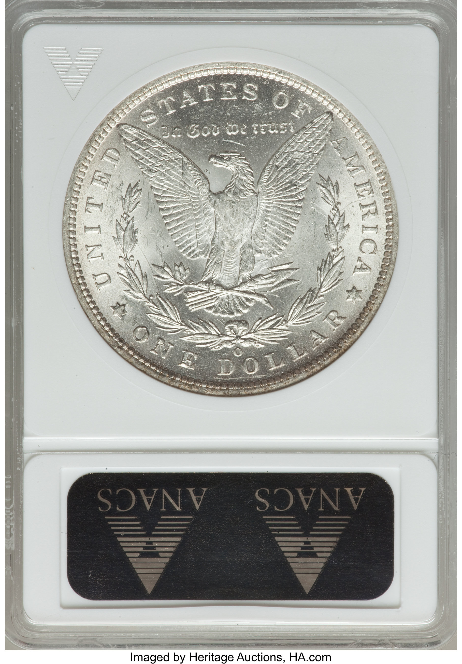 1886 O Clashed Reverse BER One Dollar VAM 1A1 MS Values | Greysheet
