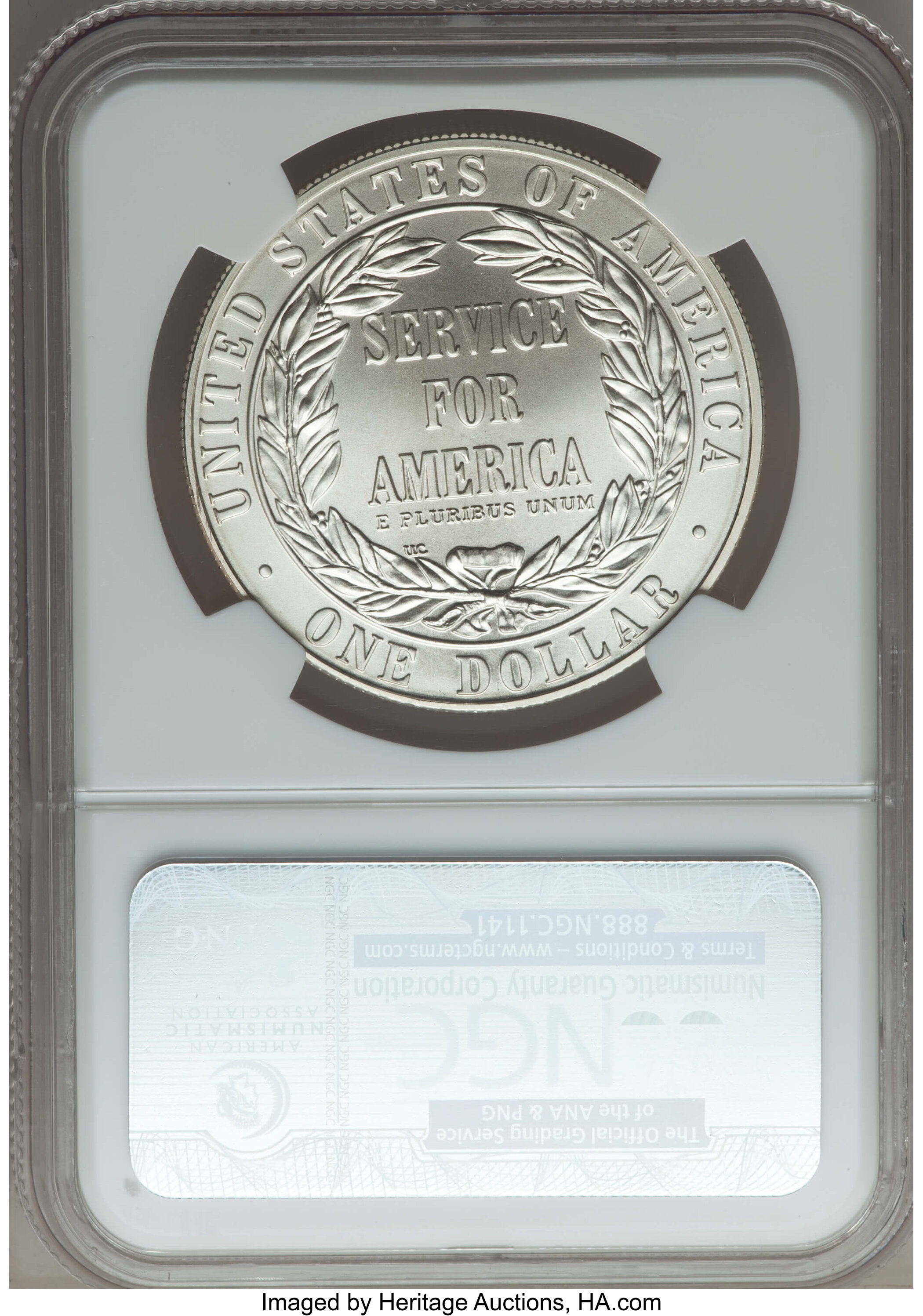 1996-S S$1 National Community Service MS70 thumbnail 16