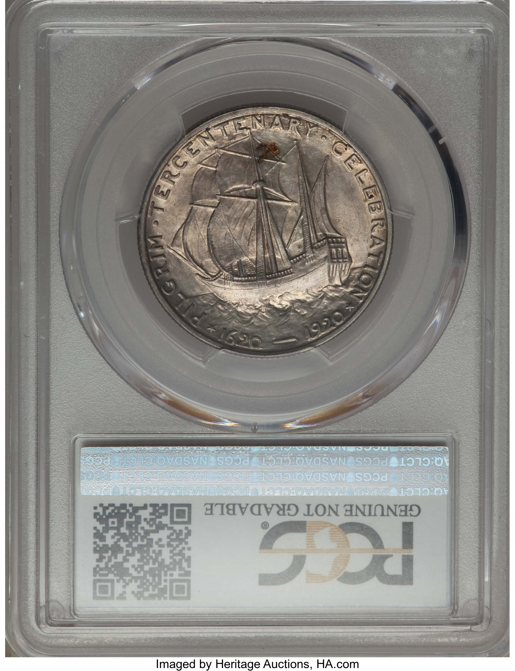 1920 50c Pilgrim VF35 CAC thumbnail 20