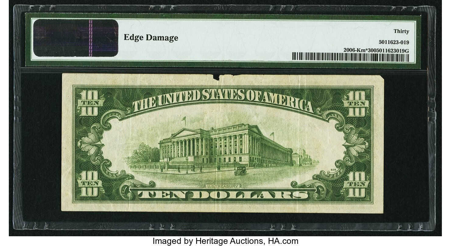image for: Fr. 2006-K* $10 1934A Federal Reserve Note. PMG Very Fine 30....