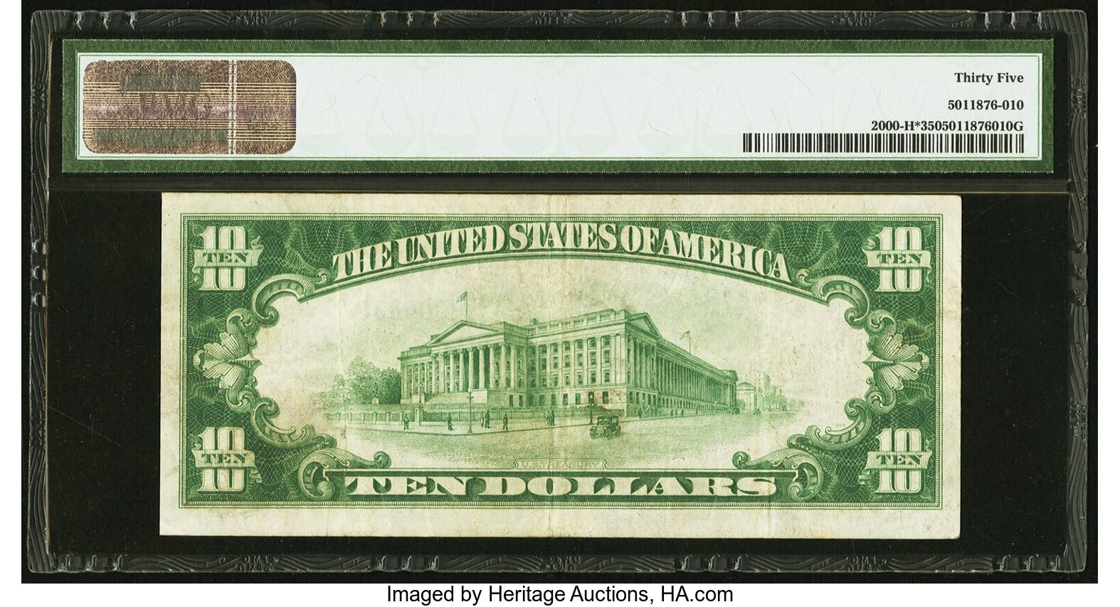 image for: Fr. 2000-H* $10 1928 Federal Reserve Star Note. PMG Choice Very Fine 35....