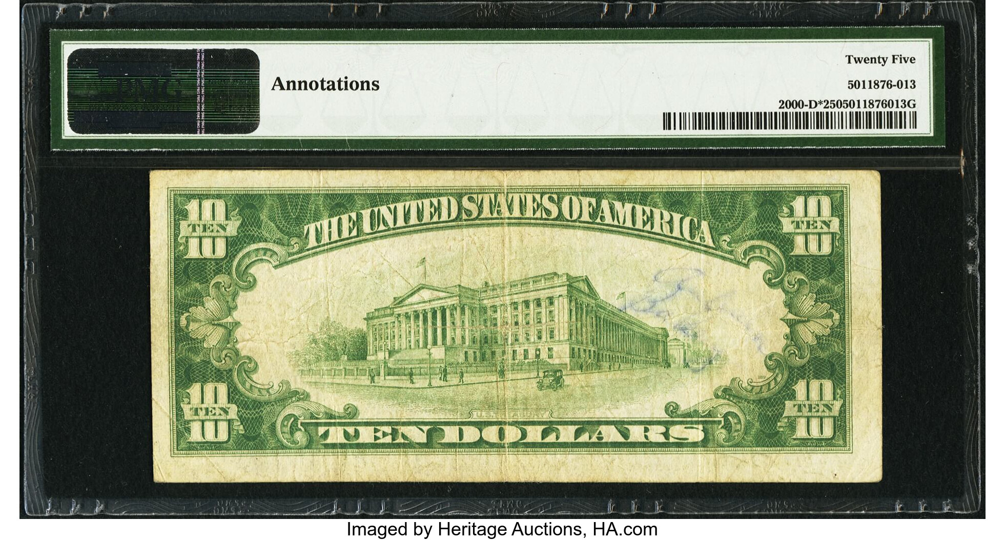 image for: Fr. 2000-D* $10 1928 Federal Reserve Star Note. PMG Very Fine 25....
