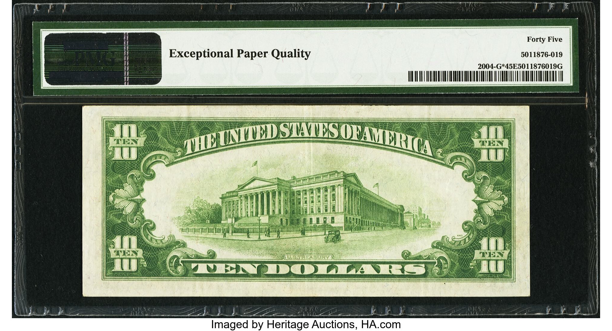 image for: Fr. 2004-G* $10 1934 Light Green Seal Federal Reserve Star Note. PMG Choice Extremely Fine 45 EPQ....