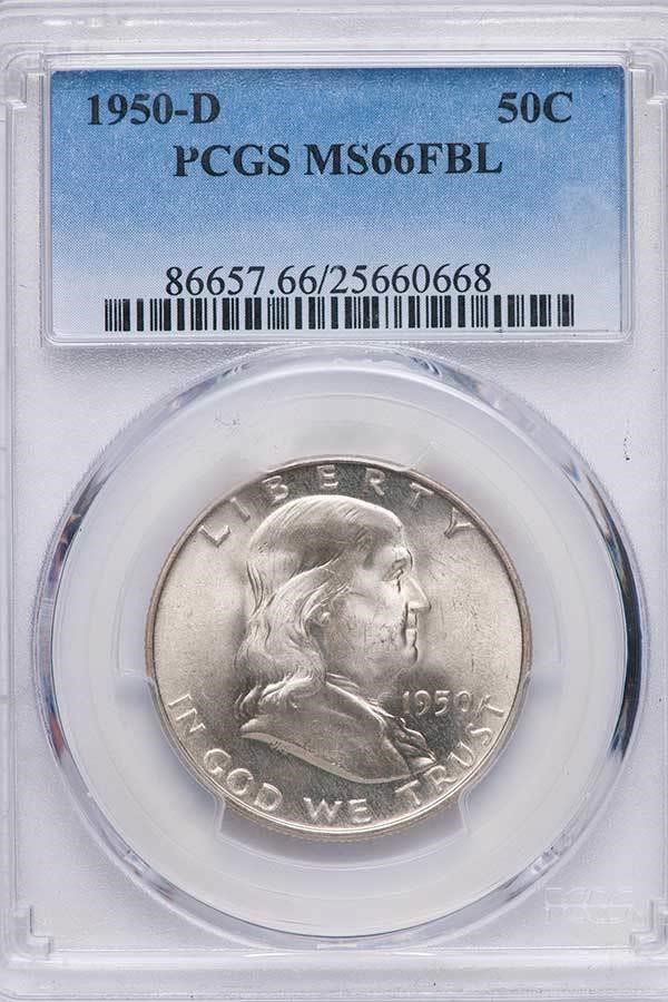 image for: 50C 1950-D  PCGS MS66 FBL