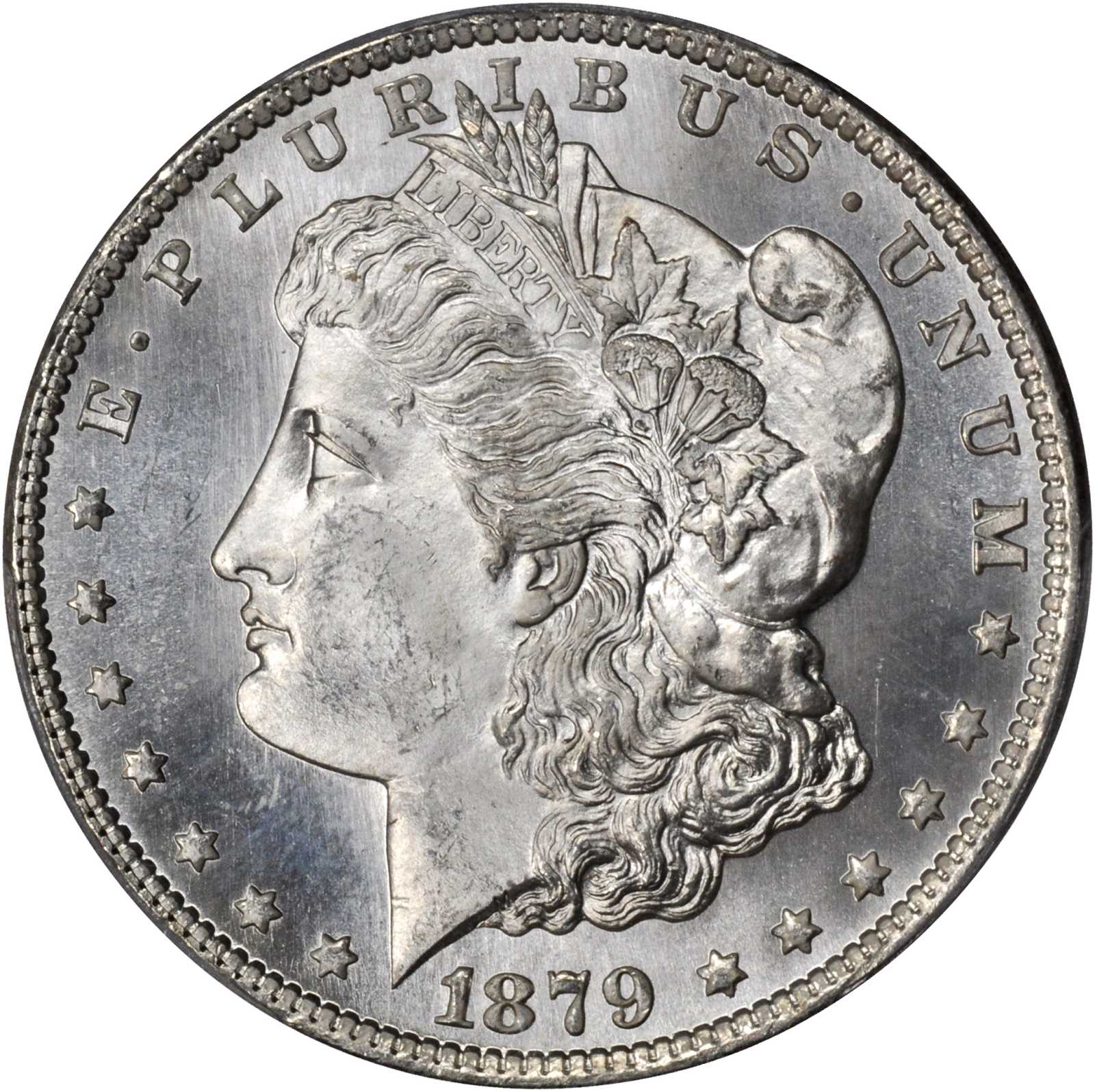 1879-S Morgan Silver Dollar. MS-65 PL (PCGS).