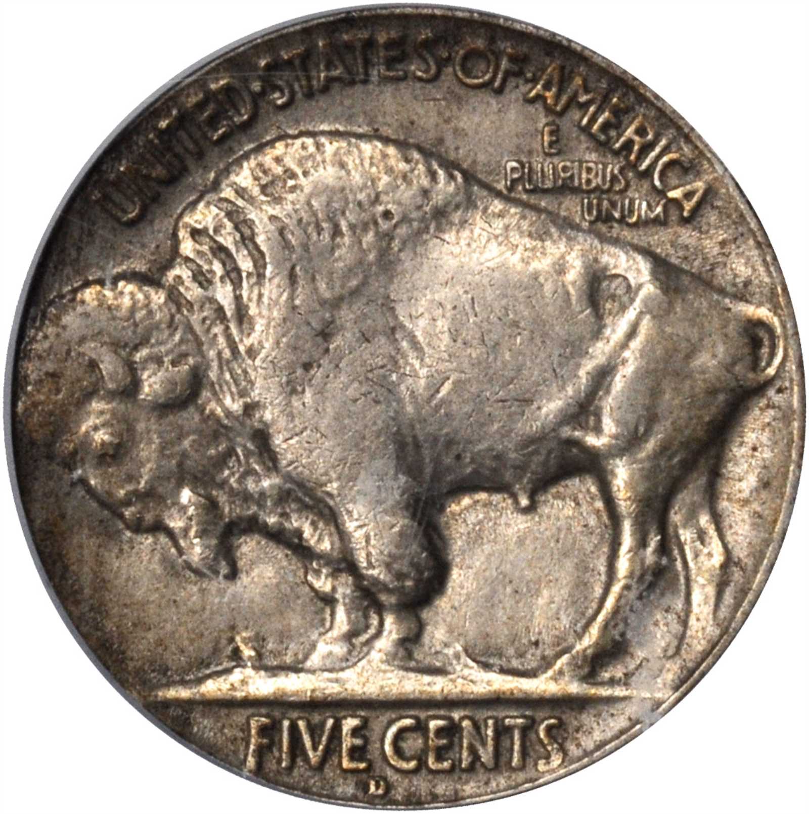 1927-D 5c AU50 CAC thumbnail 2