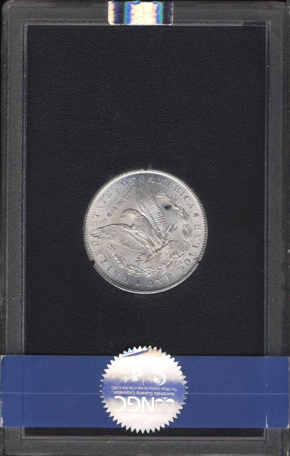 1879-CC $1  GSA Hoard, Hard package, Capped Die MS63 CAC thumbnail 4