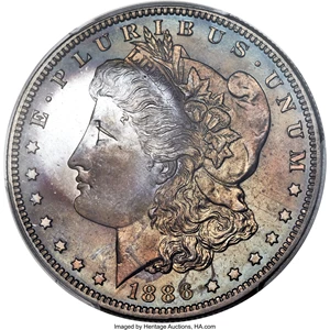 image for: 1886 $1 PR67 PCGS....