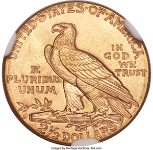 image for: 1925-D $2 1/2 MS66 NGC....