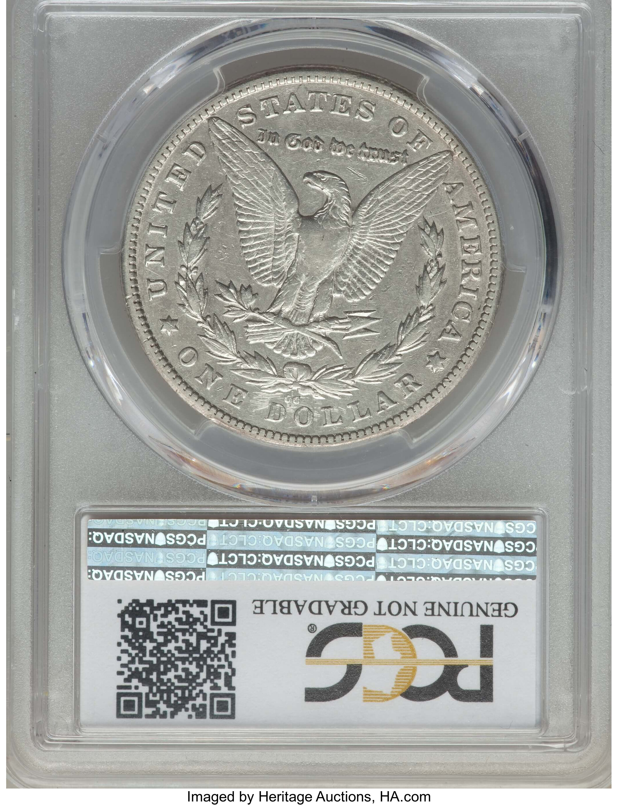 1880-CC $1  8/High 7 VF20 CAC thumbnail 2