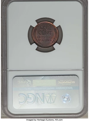 image for: 1909 1C VDB MS66 Brown NGC. NGC Census: (31/1). PCGS Population: (18/0). Mintage 27,995,000. ...