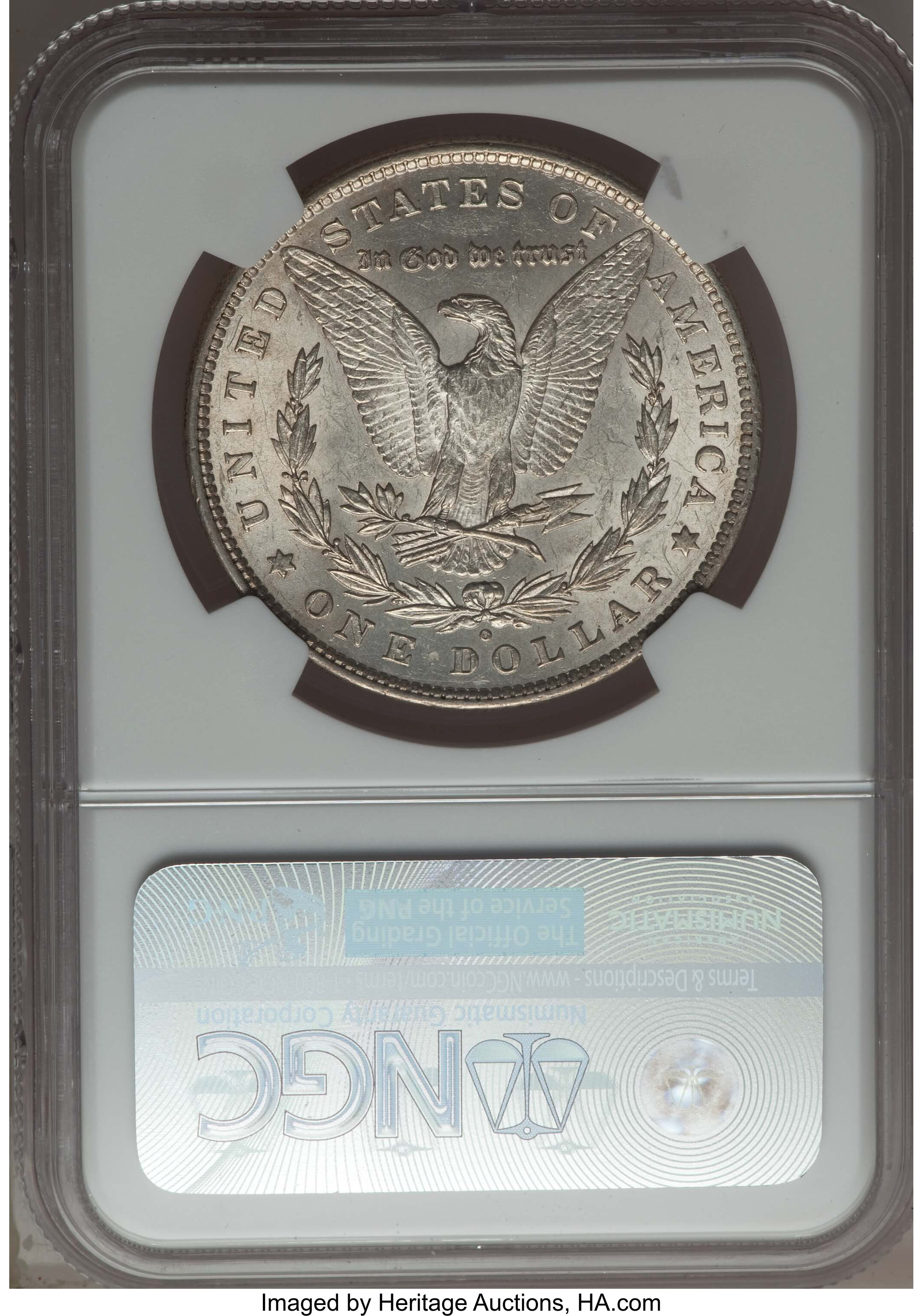 1880-O $1  Hangnail, VAM-48 MS61 thumbnail 3