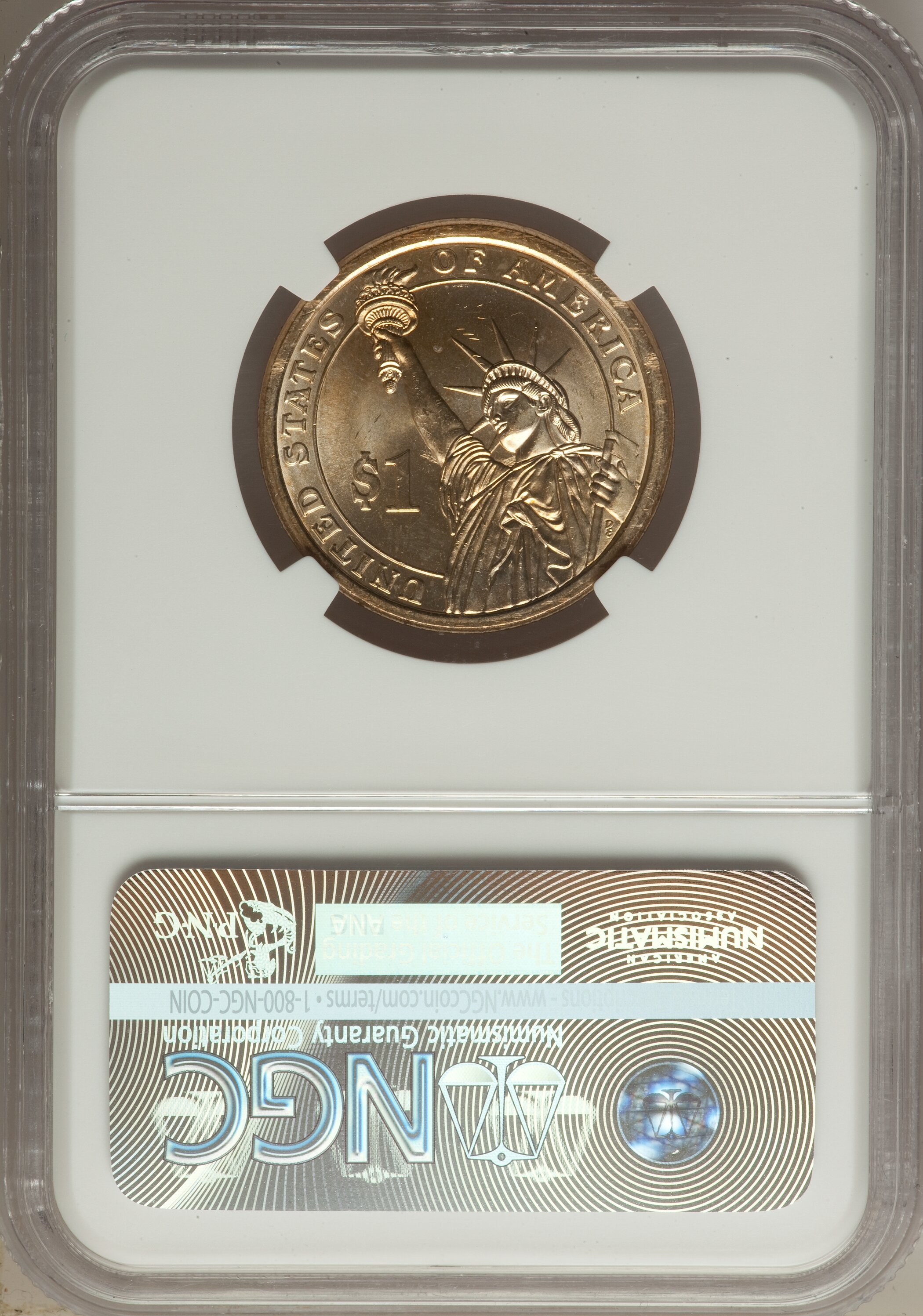 (2007) $1  George Washington, Missing Edge Lettering MS64 thumbnail 12
