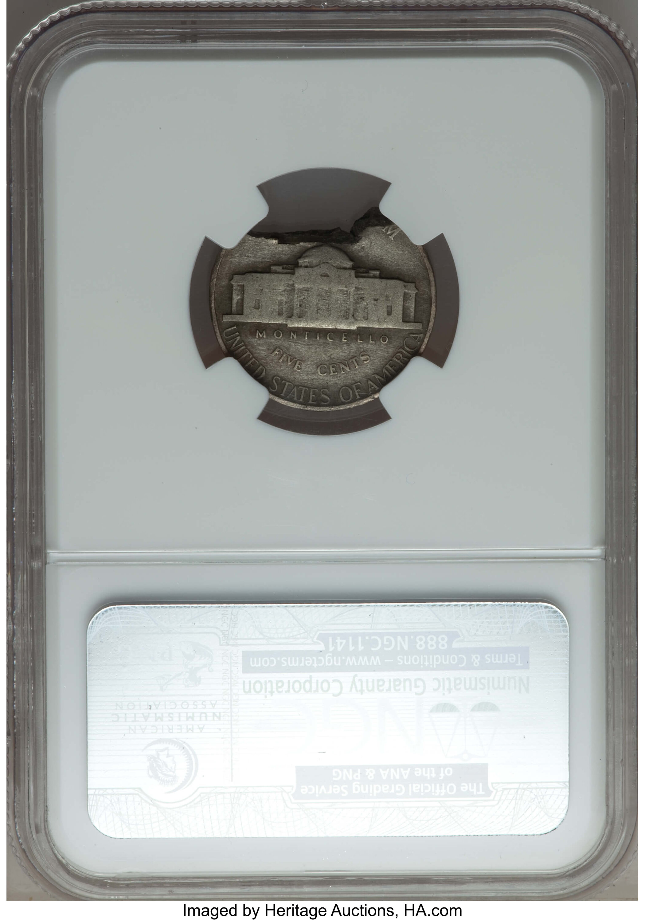 1945-P 5c Silver F12 thumbnail 2
