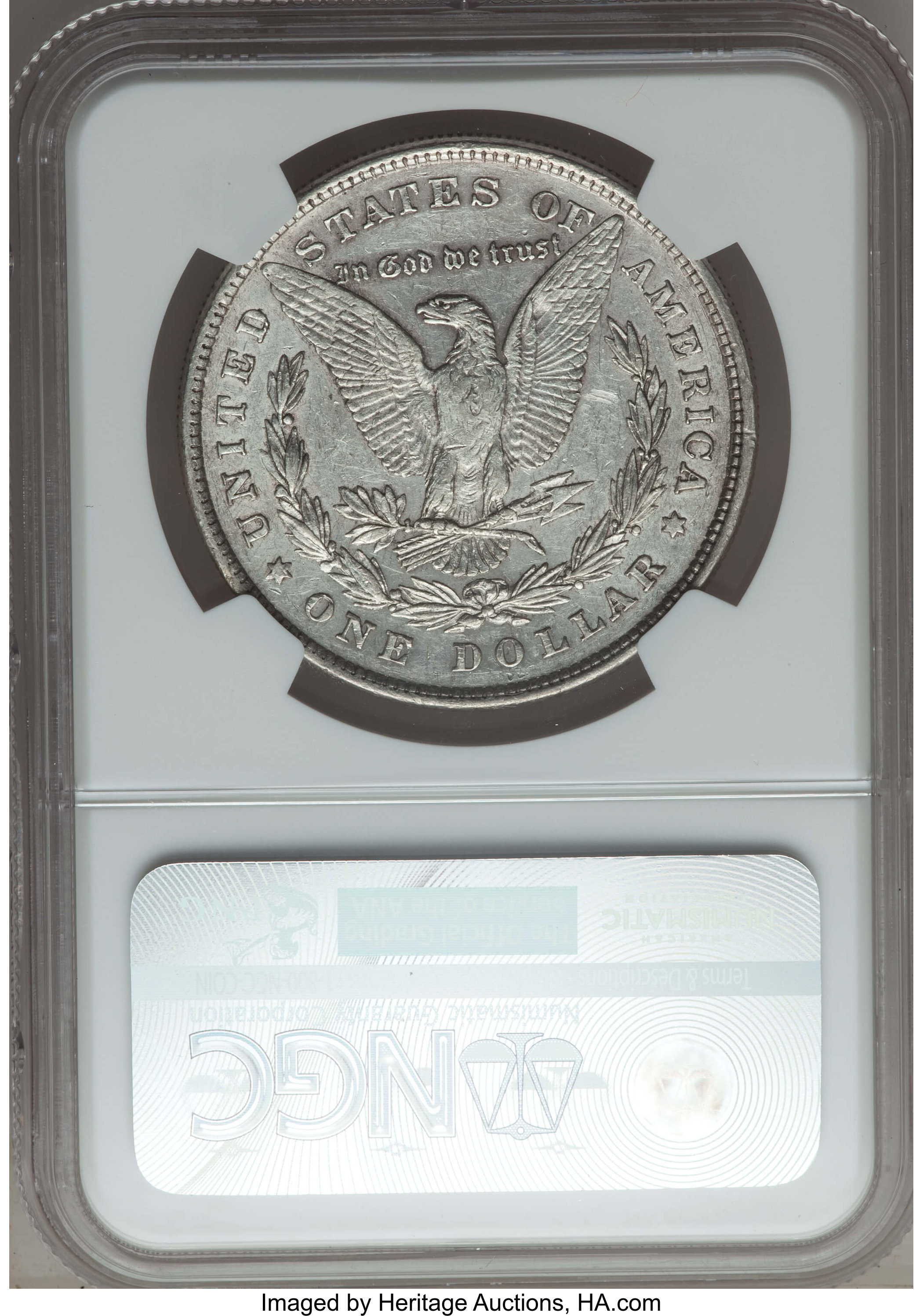 1878 8TF $1  Cracked Bonnet, VAM-14.10 VF20 thumbnail 9