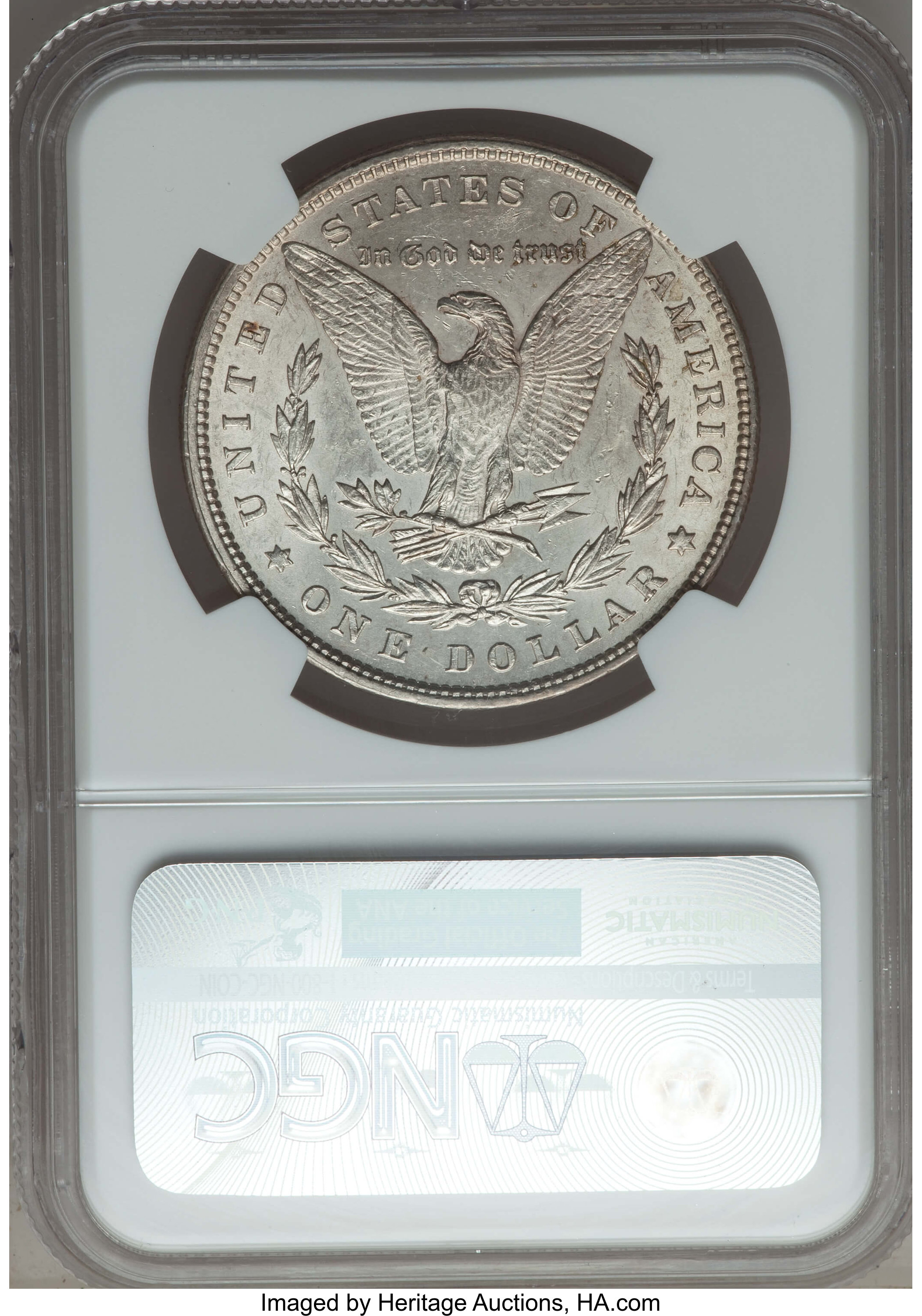 1880 $1  Checkmark, VAM-16 AU53 thumbnail 9