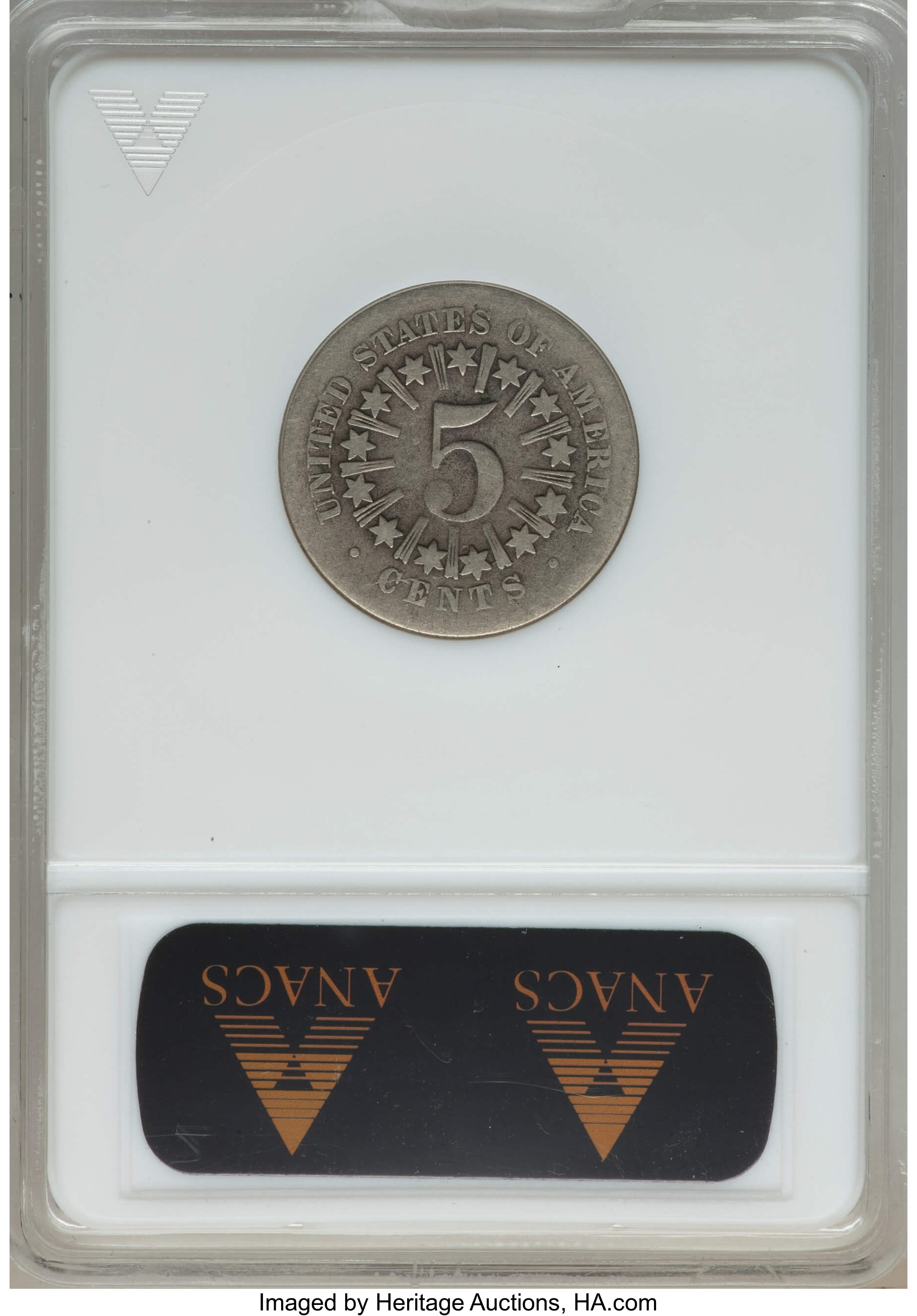 1866 5c Rays G4 thumbnail 4
