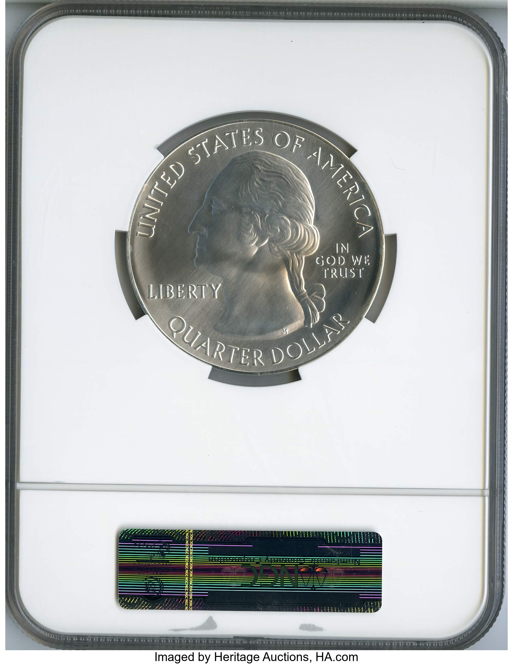 image for: 2013 25C Fort McHenry Five-Ounce Silver Quarter MS69 PCGS. PCGS Population: (39/0). NGC Census: (0/0).  ...