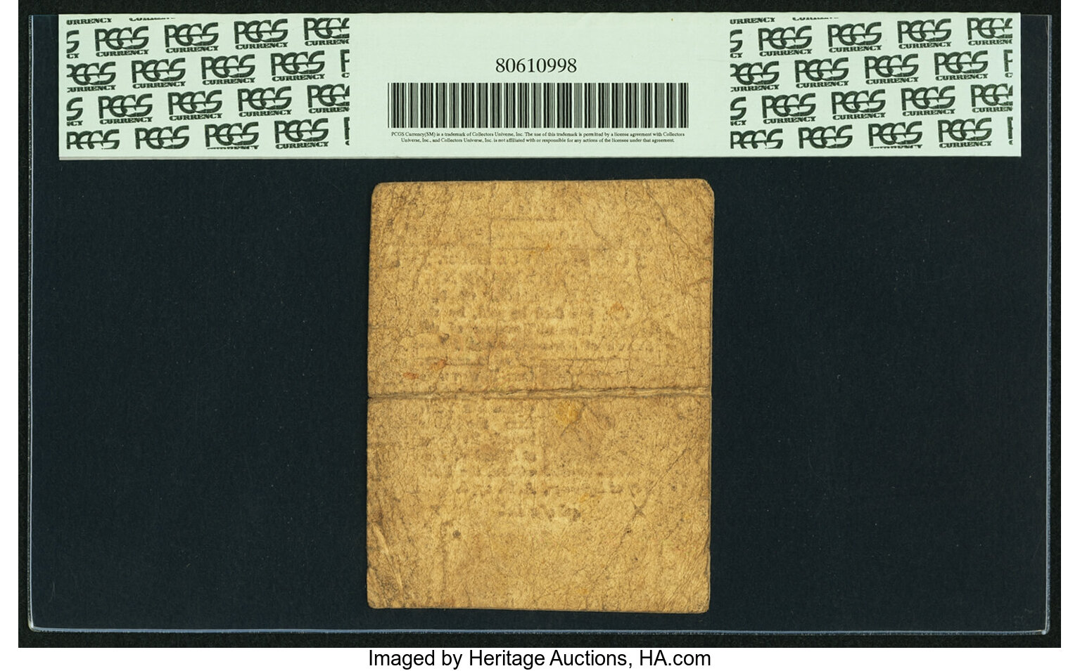 image for: Rhode Island September 5, 1776 $1/4 PCGS Apparent Fine 15....