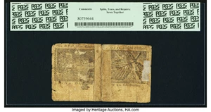 image for: Maryland January 1, 1767 $1 PCGS Fine 12....