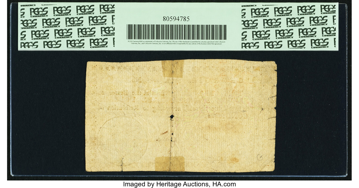 image for: Georgia 1777 No Resolution Date $11 Floating Jugs Fr. GA-90. PCGS Very Fine 25 Apparent....