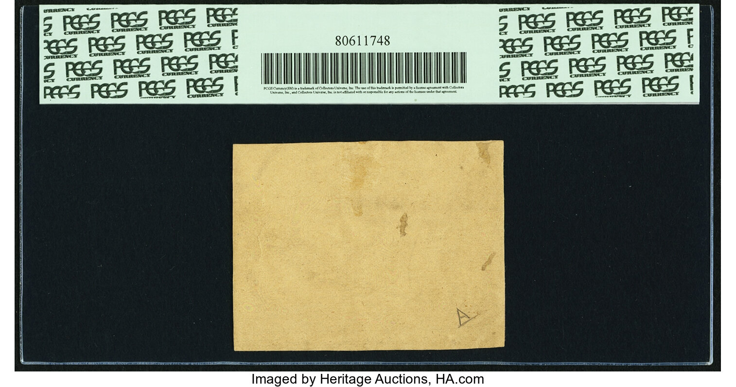 image for: Georgia June 8, 1777 $4/5 Fr. GA-102. PCGS Fine 15 Apparent....