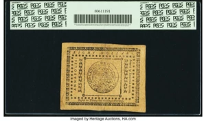 image for: Maryland August 14, 1776 $8 Fr. MD-102. PCGS Extremely Fine 40....