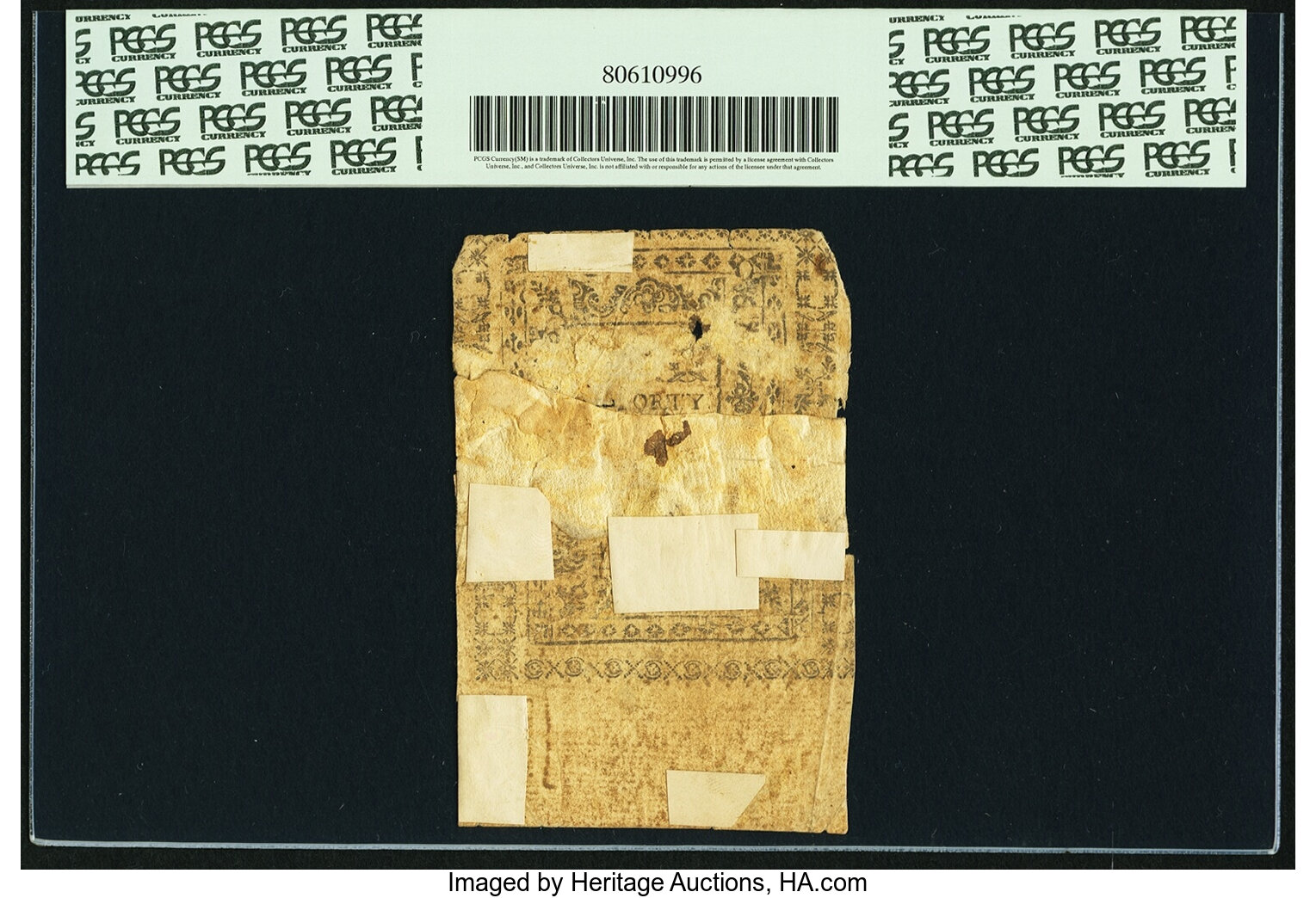 image for: Rhode Island January 15, 1776 40 Shillings Fr. RI-228. PCGS Fine 12 Apparent....