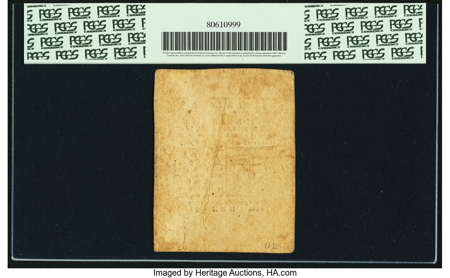 image for: Rhode Island September 5, 1776 $1/2 Fr. RI-244. PCGS Very Fine 25....