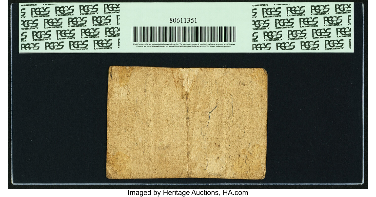 image for: Virginia May 4, 1778 Printed Date $5 Thick Paper Fr. VA-147b. PCGS Extremely Fine 40 Apparent....