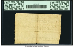 image for: Virginia October 5, 1778 $50 Fr. VA-162. PCGS Very Fine 25 Apparent....