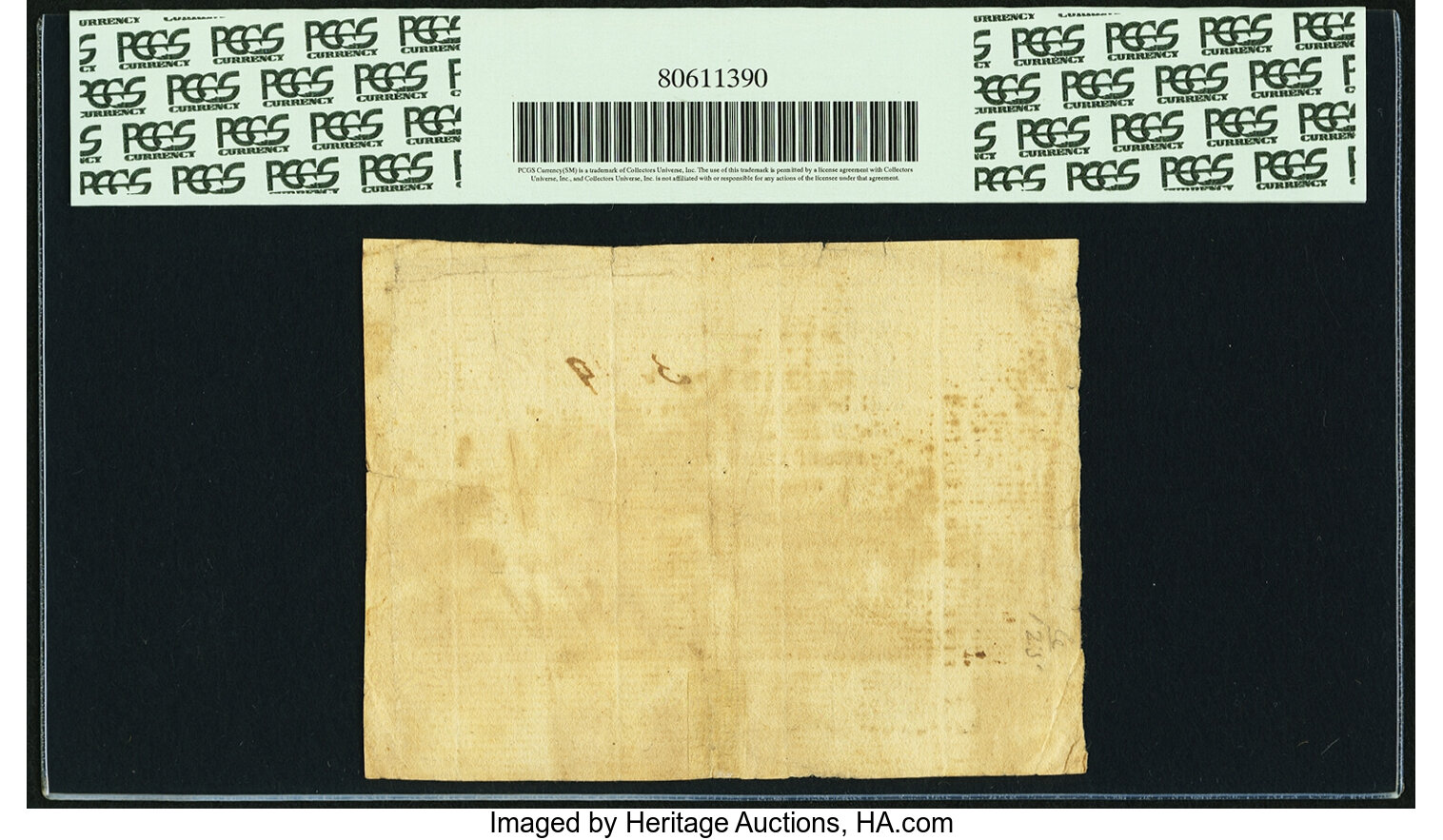 image for: Virginia March 1, 1781 $500 Thick Paper. Fr. VA-208b. PCGS Very Fine 30 Apparent....