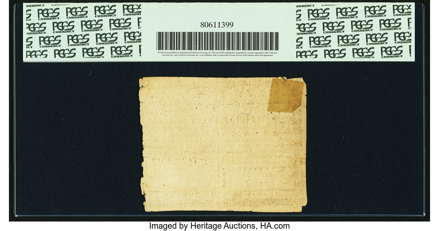 image for: Virginia May 7, 1781 $40 Fr. VA-215. PCGS Very Fine 30 Apparent....