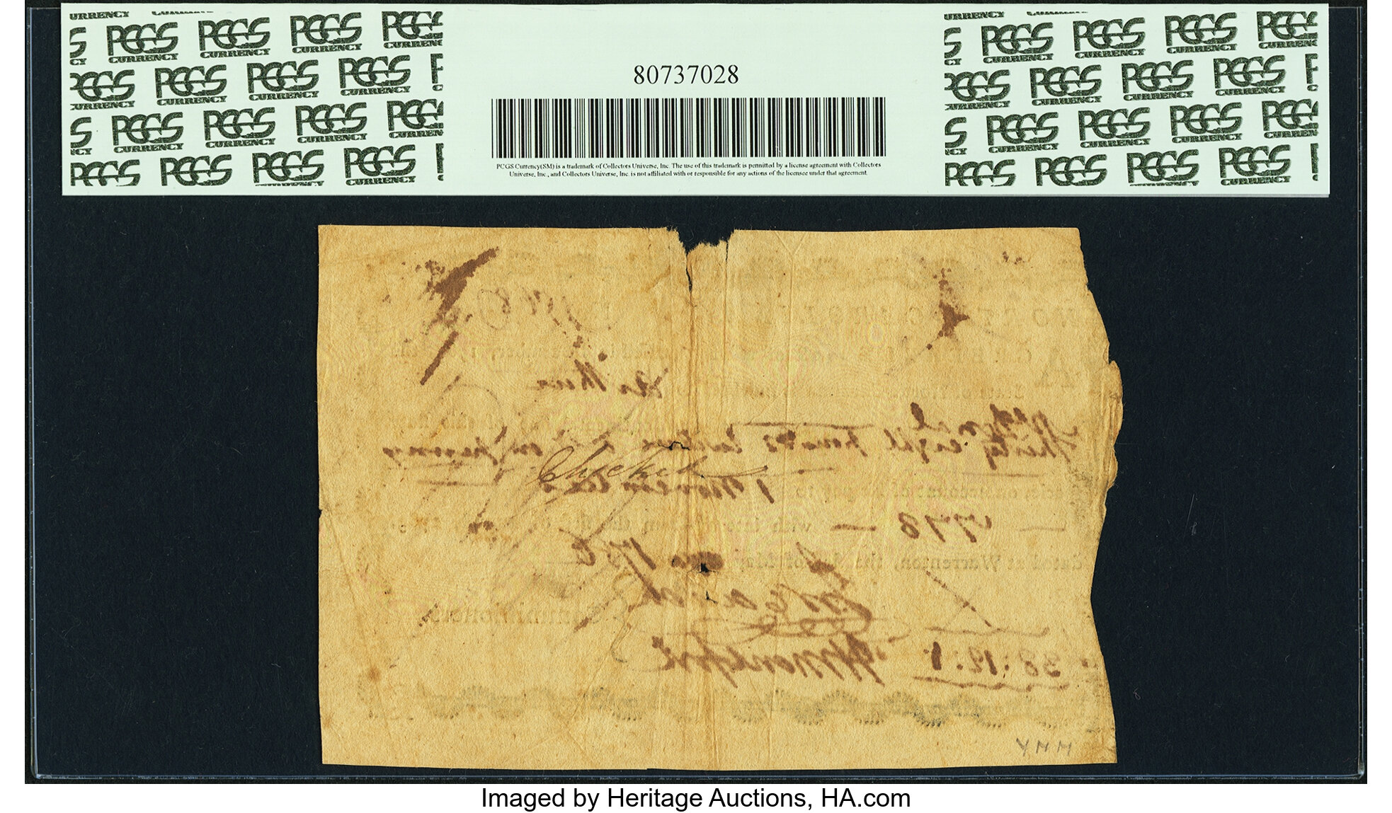 image for: North Carolina - Act of December, 1785 6% Interest to the Indebted of the Continental Line, dated at Warrenton 38 Pounds 12 Sh...