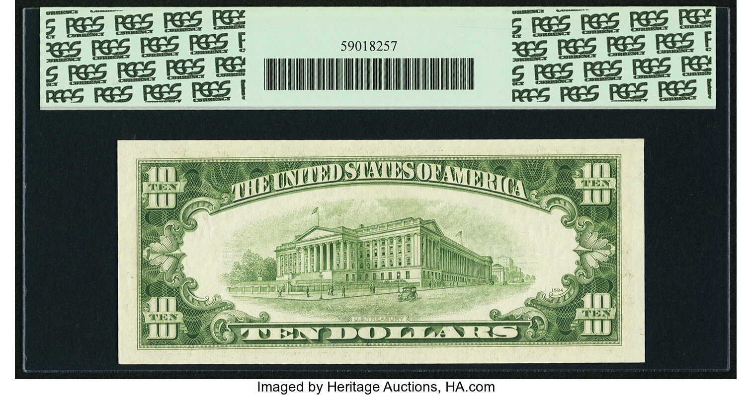 image for: Fr. 2011-K* $10 1950A Federal Reserve Note. PCGS Gem New 65PPQ....