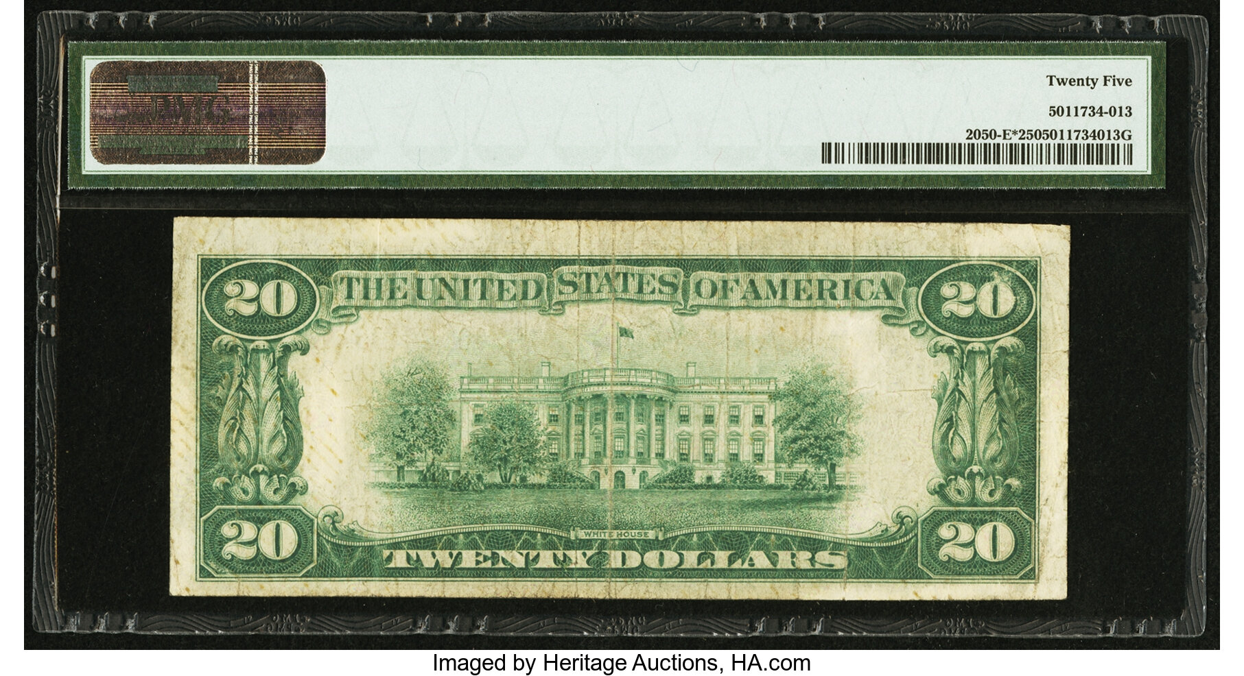 image for: Fr. 2050-E* $20 1928 Federal Reserve Note. PMG Very Fine 25....