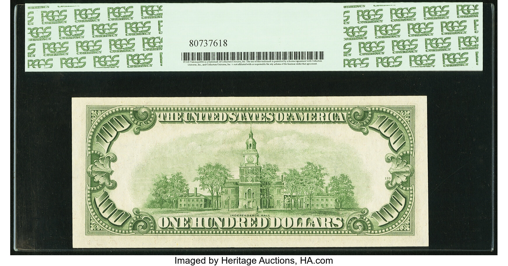 image for: Fr. 2158-L* $100 1950A Federal Reserve Note. PCGS Very Choice New 64PPQ....