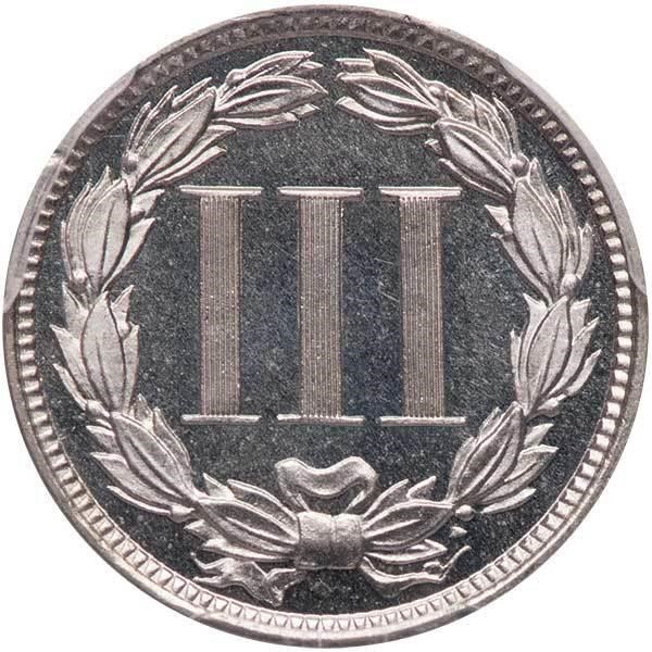 image for: 3CN 1881 PCGS PR66 DCAM CAC