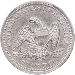 image for: 25C 1855-O ARROWS. PCGS AU53