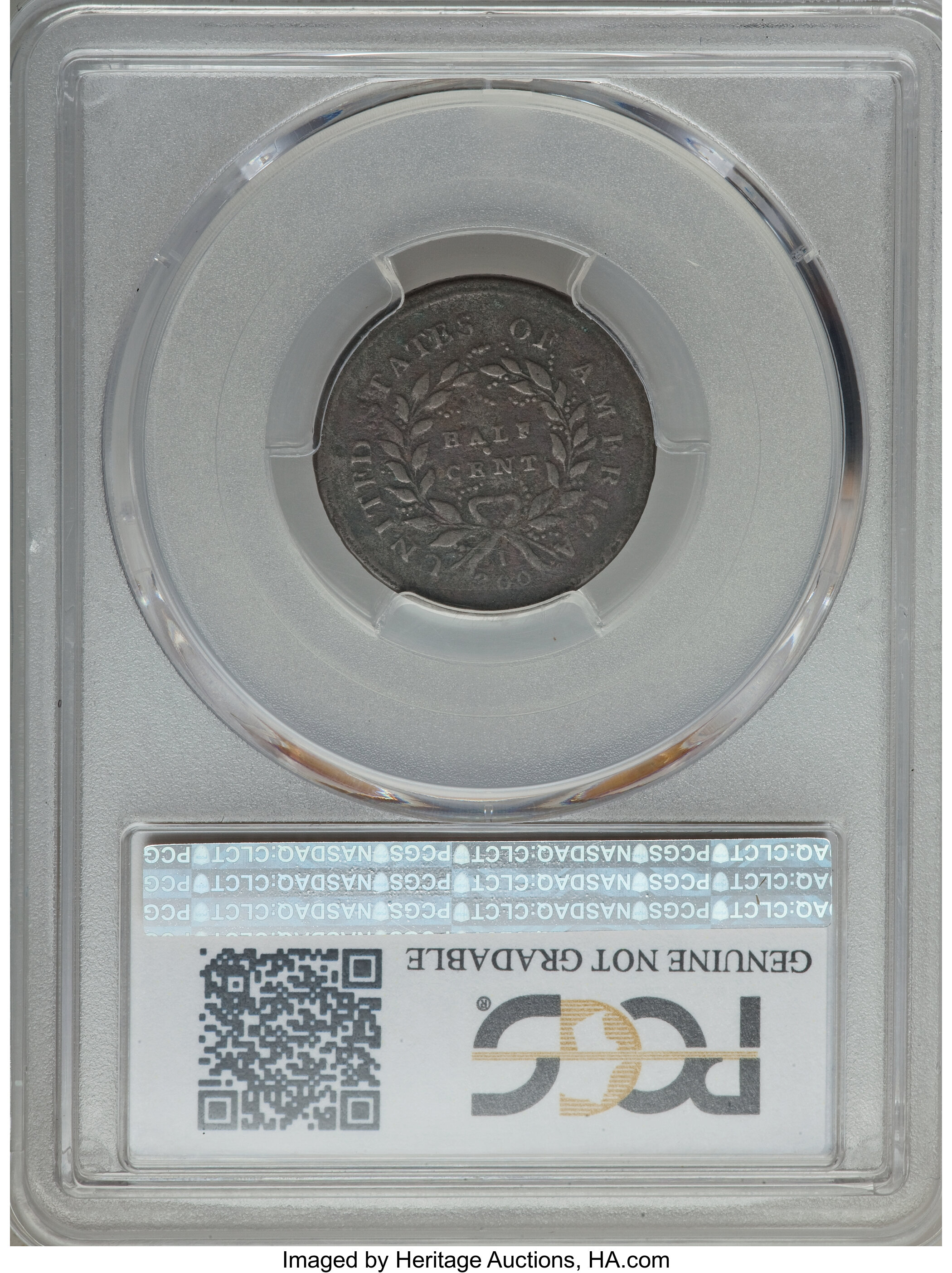 1793 1/2c C-3 MS BN VF20 BN thumbnail 4