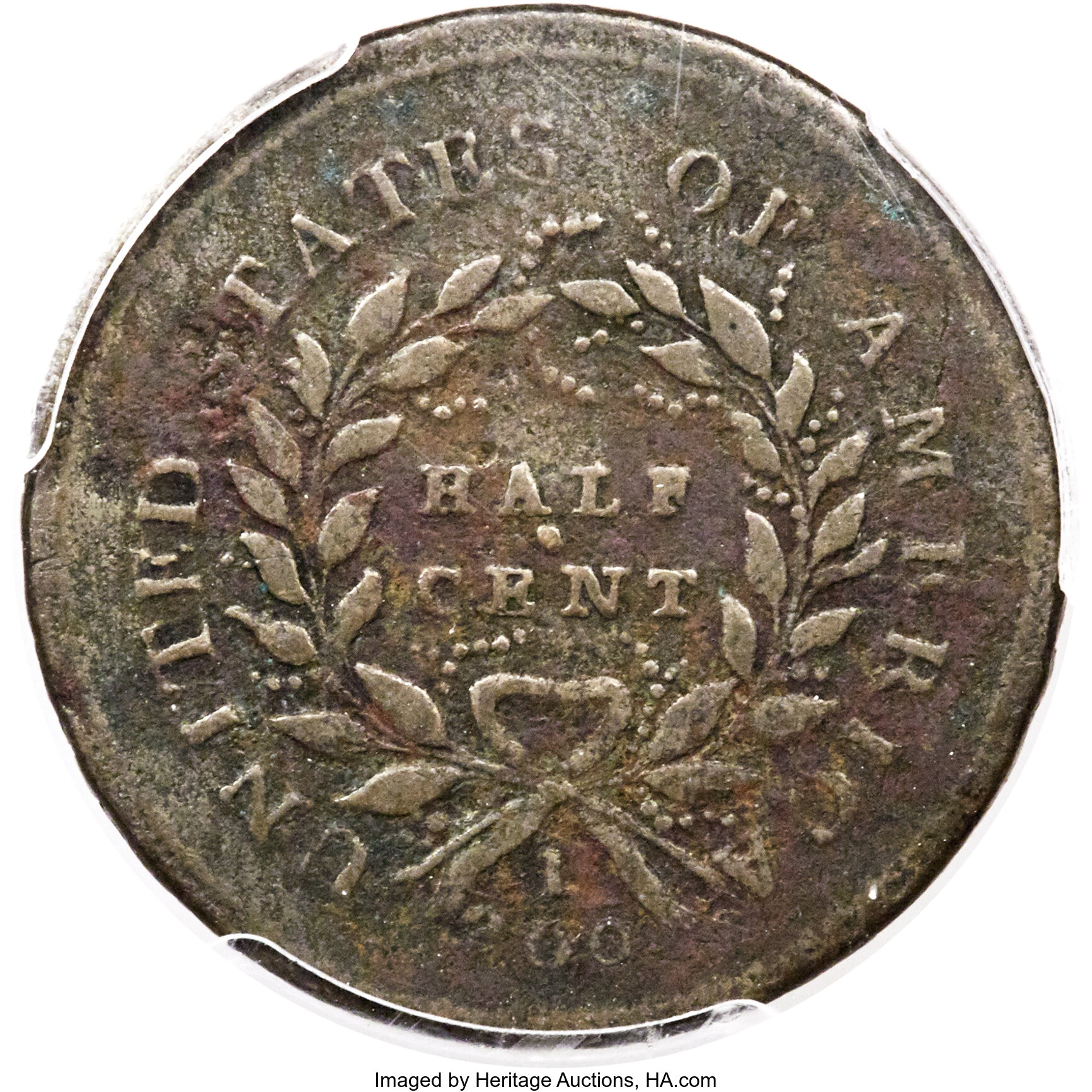 1793 1/2c C-3 MS BN VF20 BN thumbnail 5