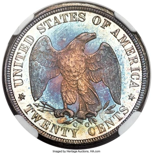image for: 1875-CC 20C MS67 ★ NGC. BF-4, R.2....