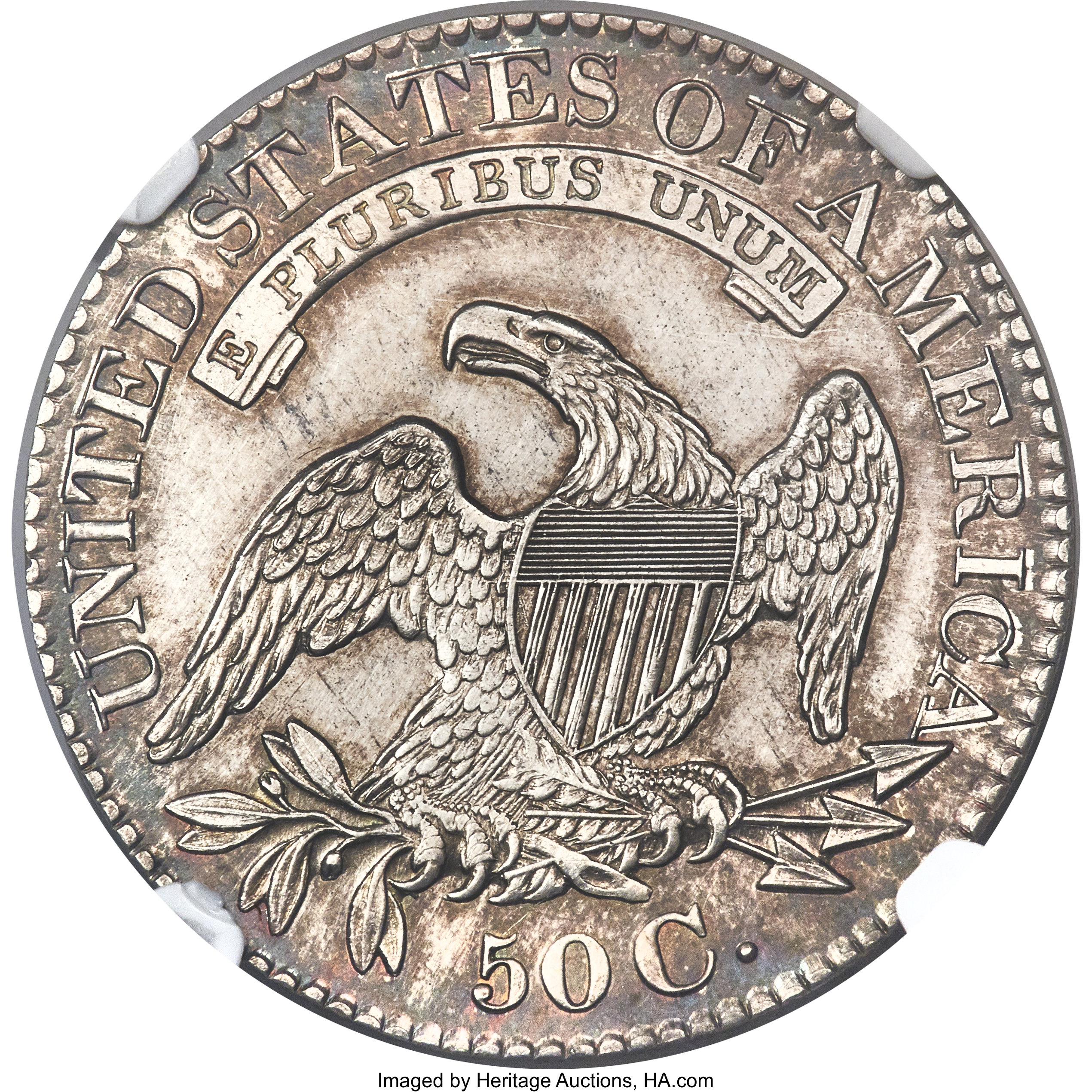 image for: 1827 50C PR62 NGC. O-121, High R.7 as a proof....